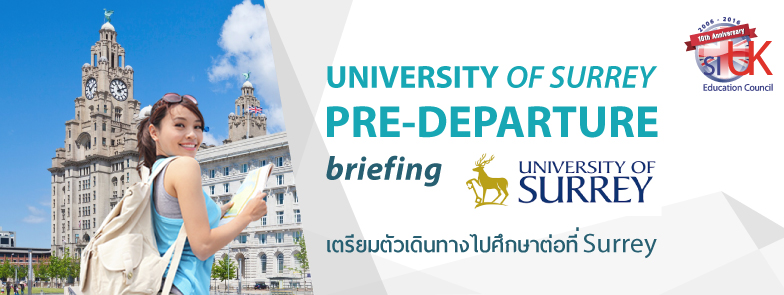 Surrey University Pre-departure Briefing